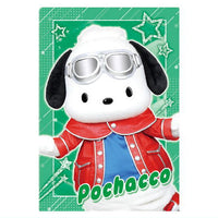 Sanrio Characters Twin Wafer 2 Live Character ver. [11.Pochacco (Character Card)]