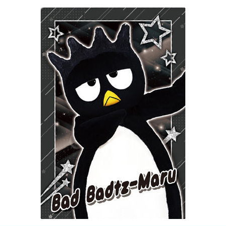 Sanrio Characters Twin Wafer 2 Live Character ver. [16.Bad Badtzmaru (Character Card)]
