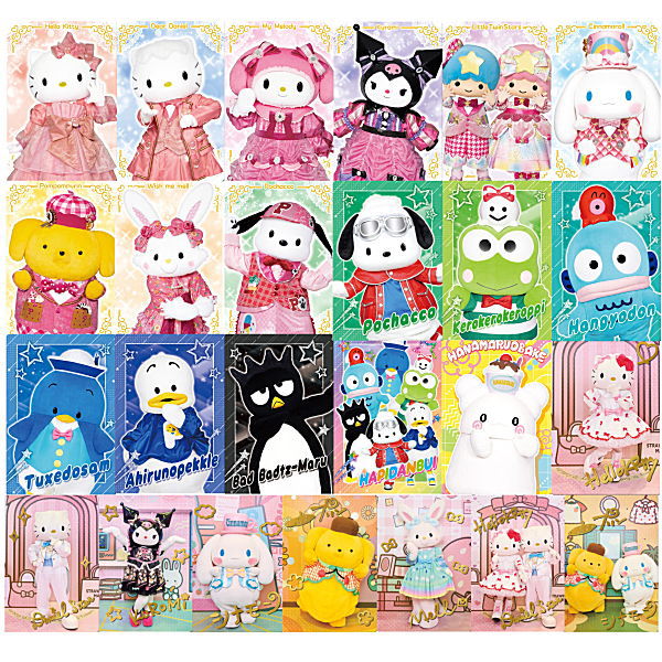 Sanrio Characters Twin Wafer 2 Live Character ver. [All 25 type set(Full Complete)]