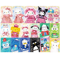 Sanrio Characters Twin Wafer 2 Live Character ver. [Character card set of 17 (1-17)]