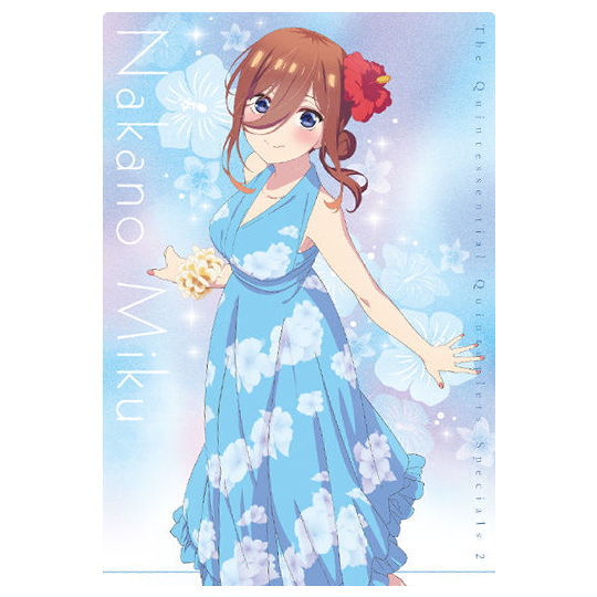 The Quintessential Quintuplets* wafer [3.Nakano Miku (Character card)]