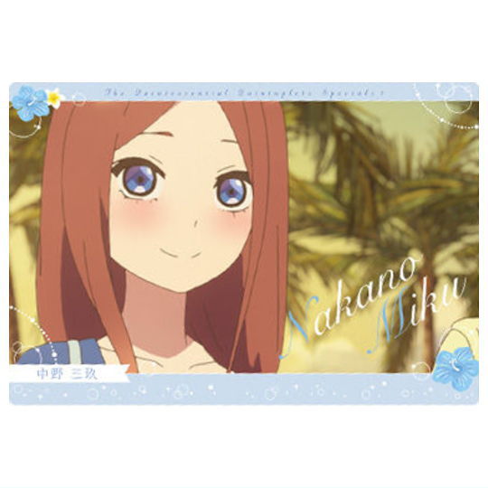 The Quintessential Quintuplets* wafer [8.Nakano Miku (Character card)]