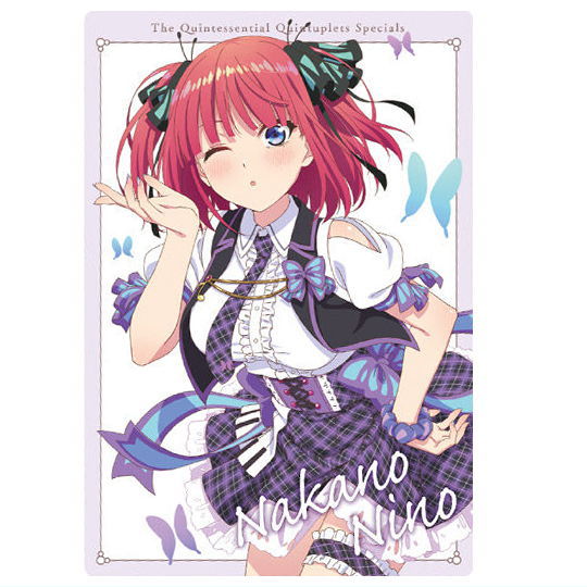 The Quintessential Quintuplets* wafer [12.Nakano Nino (Visual card)]