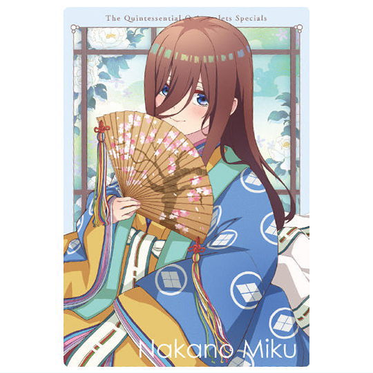 The Quintessential Quintuplets* wafer [13.Nakano Miku (Visual card)]