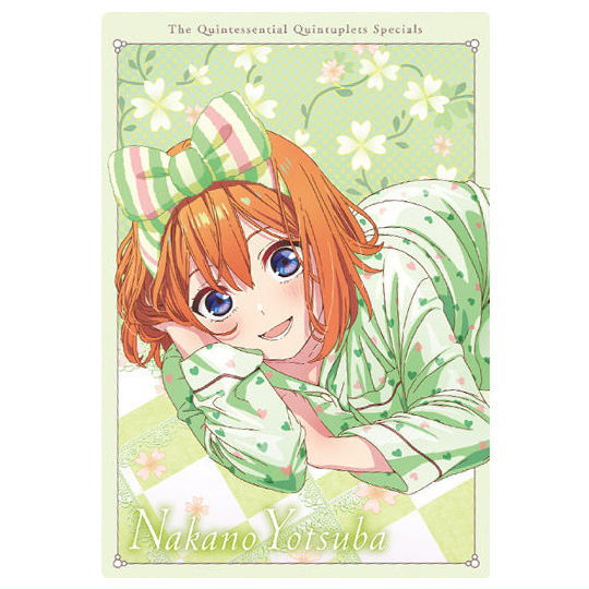 The Quintessential Quintuplets* wafer [14.Nakano Yotsuba (Visual card)]