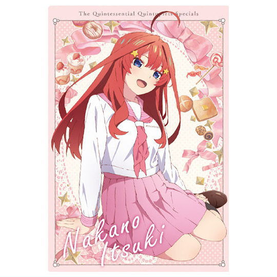 The Quintessential Quintuplets* wafer [15.Nakano Itsuki (Visual card)]