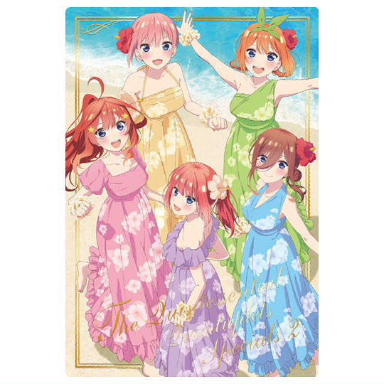 The Quintessential Quintuplets* wafer [17.Visual card (Gold foil stamping)]