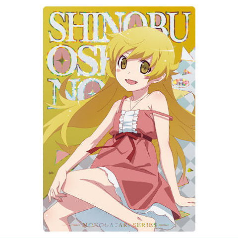 Monogatari Series Off & Monster Season Wafers [4.Shinobu Oshino (special card) (holo foil stamping)]