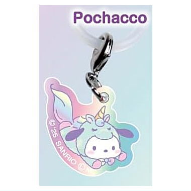 Sanrio Characters Acrylic Charm Cream in Snack [2.Pochacco A]