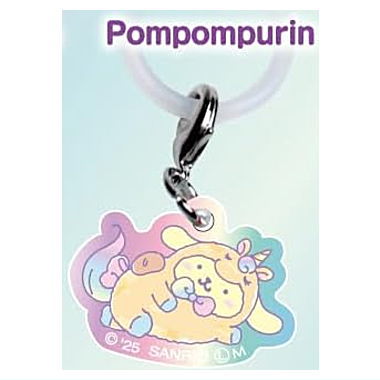 Sanrio Characters Acrylic Charm Cream in Snack [7.Pompompurin A]