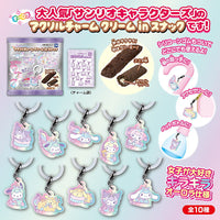 Sanrio Characters Acrylic Charm Cream in Snack [All 10 type set(Full Complete)]