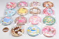 Sanrio Characters Embroidery Can Badge Biscuit Part.3 [All 15 type set (Full Complete)]