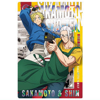 SAKAMOTO DAYS Wafer The Animation [24.Sakamoto & Shin (special rare card) (holo foil stamping)]