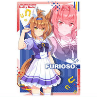 Umamusume Pretty Derby Twin Wafer 8th R [8.Furioso: Character card (Uniform)]
