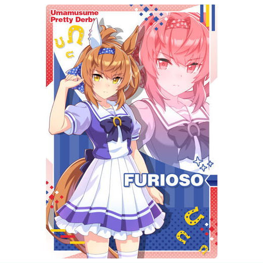 Umamusume Pretty Derby Twin Wafer 8th R [8.Furioso: Character card (Uniform)]