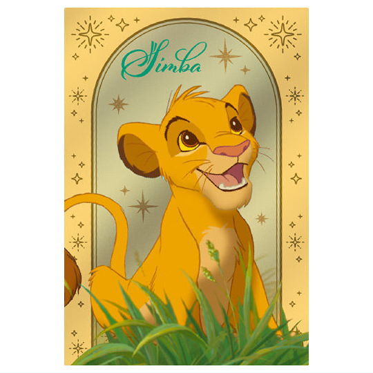 Disney Characters Wafer [27.Simba (Character Art Card)]