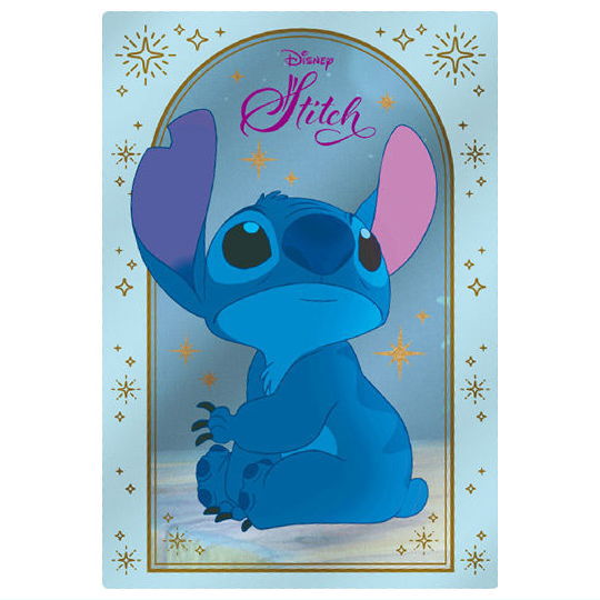Disney Characters Wafer [28.Stitch (Character Art Card)]