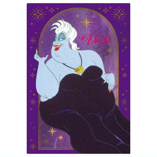 Disney Characters Wafer [34.Ursula (Character Art Card)]