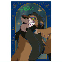 Disney Characters Wafer [35.Scar (Character Art Card)]