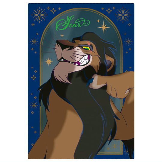 Disney Characters Wafer [35.Scar (Character Art Card)]
