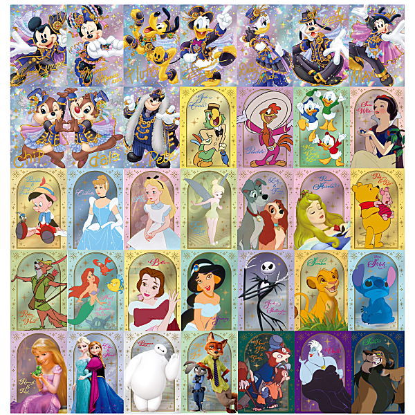 Disney Characters Wafer [All 35 type set(Full Complete)]