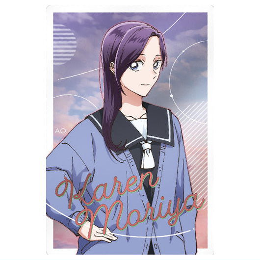 Ao no Hako Wafer [9.Karen Moriya (character card)]