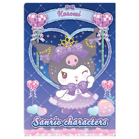 Sanrio Characters Wafer Part.9 [26.Kuromi (Special Card)(Gold Foil Stamped)]