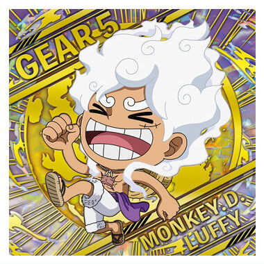Niforamtion ONE PIECE Pirate Sticker Wafer LOG.11 [1.Monkey D. Luffy(Super Grand Rare)]