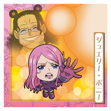 Niforamtion ONE PIECE Pirate Sticker Wafer LOG.11 [3.Jewelry Bonney(Normal)]