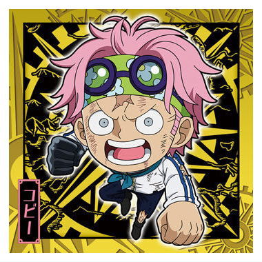 Niforamtion ONE PIECE Pirate Sticker Wafer LOG.11 [6.Koby(Rare)]