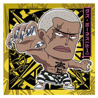 Niforamtion ONE PIECE Pirate Sticker Wafer LOG.11 [14.Daz Bonez(Mr.1)(Rare)]