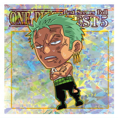 Niforamtion ONE PIECE Pirate Sticker Wafer LOG.11 [27.Best Scenes Election BEST5(Grand Rare)]