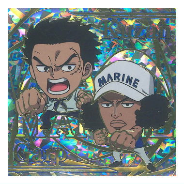 Niforamtion ONE PIECE Pirate Sticker Wafer LOG.11 [33.Secret 1 : Garp & Kuzan]