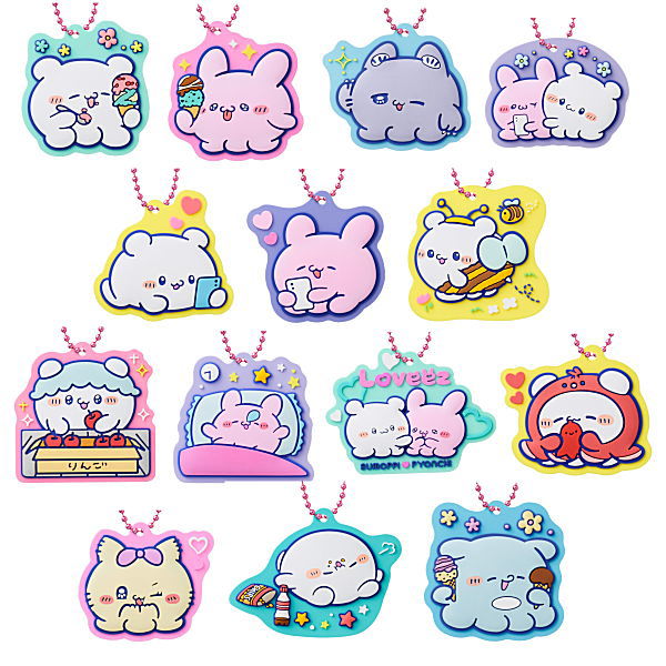 Loveez Pukkuri Rubber Mascot Gummy [All 14 type set(Full Complete)]