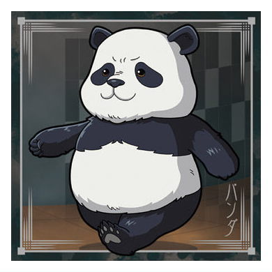 Niforamtion Jujutsu Kaisen Sticker Wafer vol.3 [6.Panda (normal)]