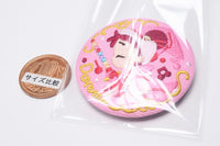 Ojamajo Doremi embroidery can badge with biscuit [1.Doremi Harukaze (Apprentice Uniform)]