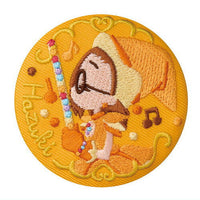 Ojamajo Doremi embroidery can badge with biscuit [2.Hazuki Fujiwara (Apprentice Uniform)]