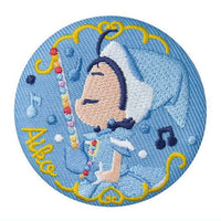Ojamajo Doremi embroidery can badge with biscuit [3.Aiko Seno (Apprentice Uniform)]