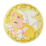 Ojamajo Doremi embroidery can badge with biscuit [6.Hana (Apprentice Uniform)]