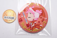 Ojamajo Doremi embroidery can badge with biscuit [7.Pop Harukaze (Apprentice Uniform)]