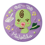 Ojamajo Doremi embroidery can badge with biscuit [8.Majo Rika]