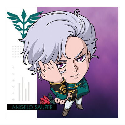 Niforamtion Mobile Suit Gundam Sticker Wafer vol.2 Transcendent Spirit [9.Angelo Sauper(normal)]