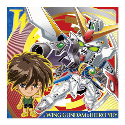 Niforamtion Mobile Suit Gundam Sticker Wafer vol.2 Transcendent Spirit [11.Wing Gundam & Heero Yuy(wing 30th Anniversary Rare)]