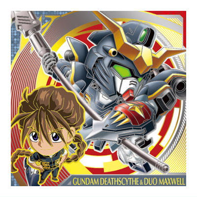 Niforamtion Mobile Suit Gundam Sticker Wafer vol.2 Transcendent Spirit [12.Gundam Deathscythe & Duo Maxwell(wing 30th Anniversary Rare)]
