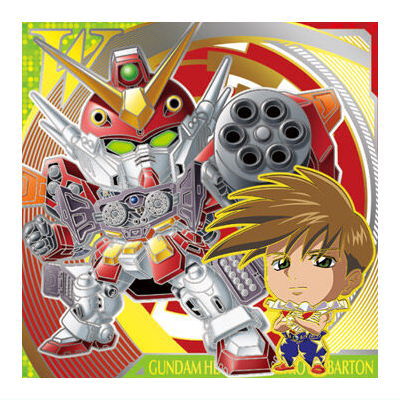 Niforamtion Mobile Suit Gundam Sticker Wafer vol.2 Transcendent Spirit [13.Gundam Heavyarms & Trowa Barton(wing 30th Anniversary Rare)]