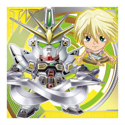 Niforamtion Mobile Suit Gundam Sticker Wafer vol.2 Transcendent Spirit [14.Gundam Sandrock & Quatre Raberba Winner(wing 30th Anniversary Rare)]