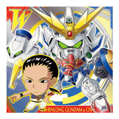 Niforamtion Mobile Suit Gundam Sticker Wafer vol.2 Transcendent Spirit [15.Shenlong Gundam & Chang Wufei(wing 30th Anniversary Rare)]