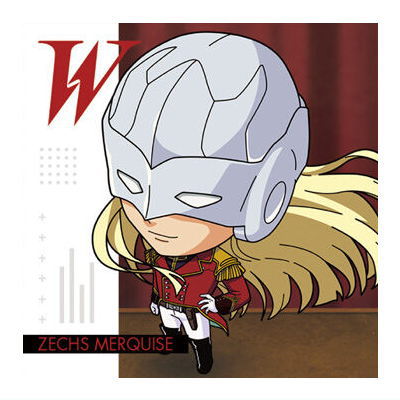 Niforamtion Mobile Suit Gundam Sticker Wafer vol.2 Transcendent Spirit [22.Zechs Merquise(normal)]