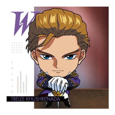 Niforamtion Mobile Suit Gundam Sticker Wafer vol.2 Transcendent Spirit [23.Treize Khushrenada(normal)]