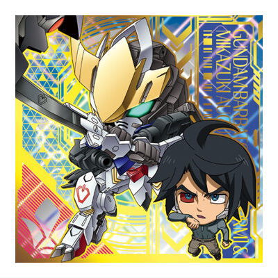 Niforamtion Mobile Suit Gundam Sticker Wafer vol.2 Transcendent Spirit [24.Gundam Barbatos 6th Form & Mikazuki Augus(ultra rare)]